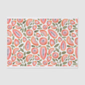 Papier Mousseline Papier Tissu Papaya (Recto)