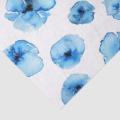 Papier Mousseline Papier Tissu + Papier Découpage - Pépites bleues (Détail)