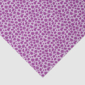 Papier Mousseline Papier Tissu Papier Tissu Peau Léopard Violet (Détail)