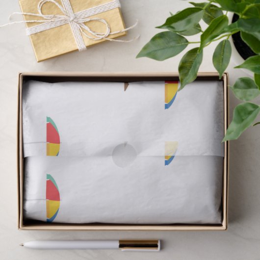 Papier Mousseline Papier Tissu Parapluie Plage (Cadeau)