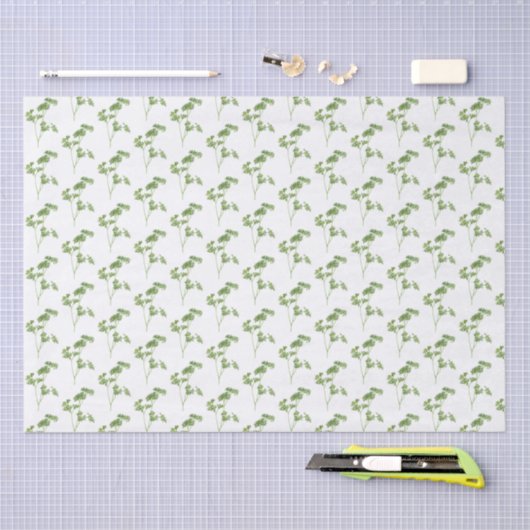 Papier Mousseline Papier Tissu PARSLEY FRAIS (Artisanat)