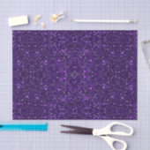 Papier Mousseline Papier Tissu Parties scintillant violet (Artisanat)