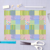 Papier Mousseline Papier Tissu Patchwork 10 livres, blanc (Artisanat)