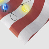 Papier Mousseline Papier Tissu Patriotique American Flag (Détail)