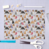 Papier Mousseline Papier Tissu Patriotique Sheltie Shetland Sheepdog (Artisanat)