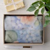 Papier Mousseline Papier Tissu Peach Rose Watercolor (Cadeau)