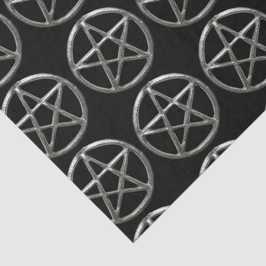 Papier Mousseline Papier Tissu Pentacle (Détail)