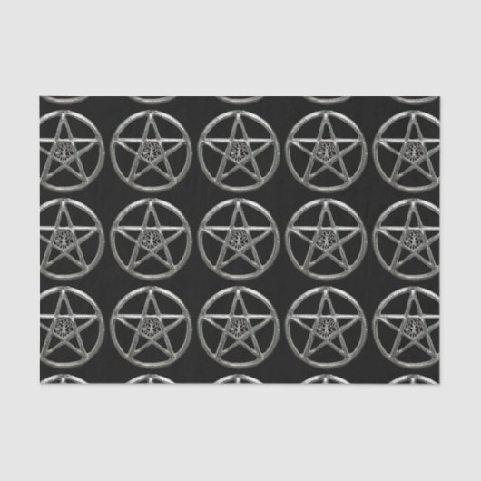 Papier Mousseline Papier Tissu Pentacle Tree Of Life (Recto)