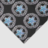 Papier Mousseline Papier Tissu Pentagram Crystal Star (Détail)