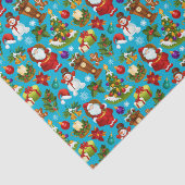 Papier Mousseline Papier Tissu Père Noël de Noël (Détail)