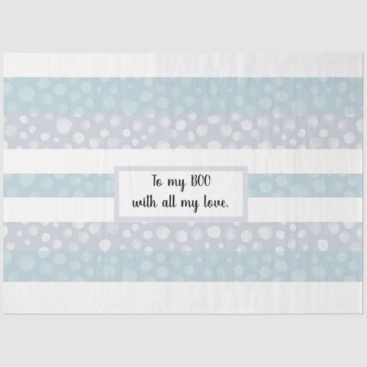 Papier Mousseline Papier Tissu Personnalisé (Recto)