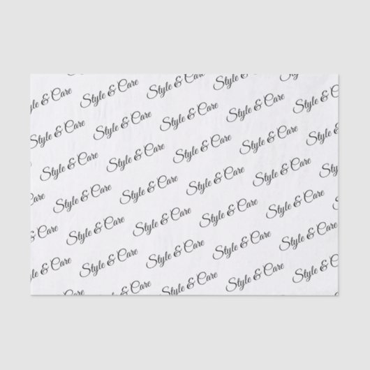 Papier Mousseline Papier Tissu personnalisé avec Motif de nom Imprim (Recto)