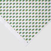 Papier Mousseline Papier Tissu Personnalisé | Enveloppe cadeau décor (Détail)