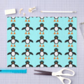 Papier Mousseline Papier Tissu Pingouin Cute (Artisanat)