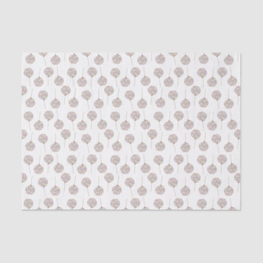 Papier Mousseline Papier Tissu Pink Swirl (Recto)