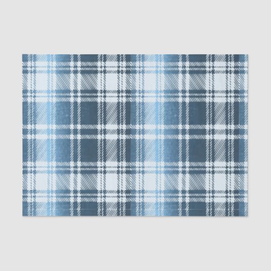 Papier Mousseline Papier Tissu Plat Bleu (Recto)