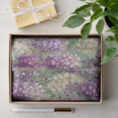 Papier Mousseline PAPIER TISSU POUR DÉCOUPAGE Glycine ROMANTIQUE (Cadeau)