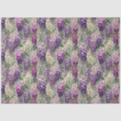 Papier Mousseline PAPIER TISSU POUR DÉCOUPAGE Glycine ROMANTIQUE (Recto)