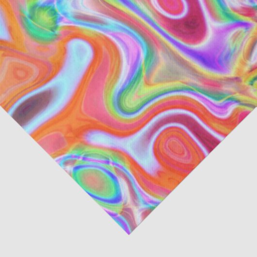 Papier Mousseline Papier Tissu PSYCHÉDELICS (Détail)