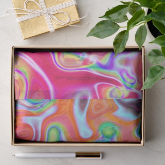 Papier Mousseline Papier Tissu PSYCHÉDELICS (Cadeau)