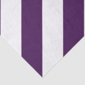 Papier Mousseline Papier Tissu Purple et Blanc Chevrons (Détail)