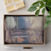 Papier Mousseline Papier Tissu Purple Mountains Watercolor (Cadeau)