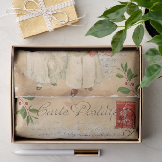 Papier Mousseline Papier Tissu Quiet Walk (Cadeau)