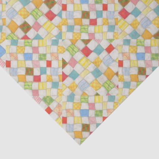 Papier Mousseline Papier Tissu QUILT MOSAIC (Détail)