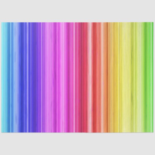 Papier Mousseline Papier Tissu Rainbow (Recto)