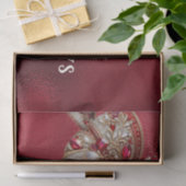 Papier Mousseline Papier Tissu Red Bow Holiday (Cadeau)