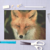 Papier Mousseline Papier Tissu Red Fox (Artisanat)