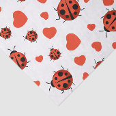 Papier Mousseline Papier Tissu Red Ladybug (Détail)