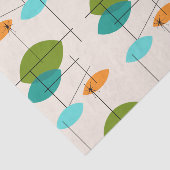 Papier Mousseline Papier Tissu Retro Atomic Mobile Motif (Détail)