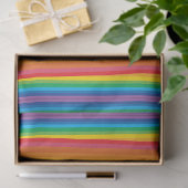 Papier Mousseline Papier Tissu Retro Rainbows (Cadeau)