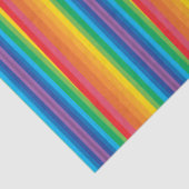 Papier Mousseline Papier Tissu Retro Rainbows (Détail)