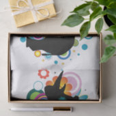 Papier Mousseline Papier Tissu Rhino Abstrait (Cadeau)