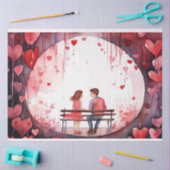 Papier Mousseline Papier Tissu Romantique (Artisanat)