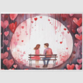 Papier Mousseline Papier Tissu Romantique (Recto)