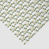 Papier Mousseline Papier Tissu Rose Blanc (Détail)