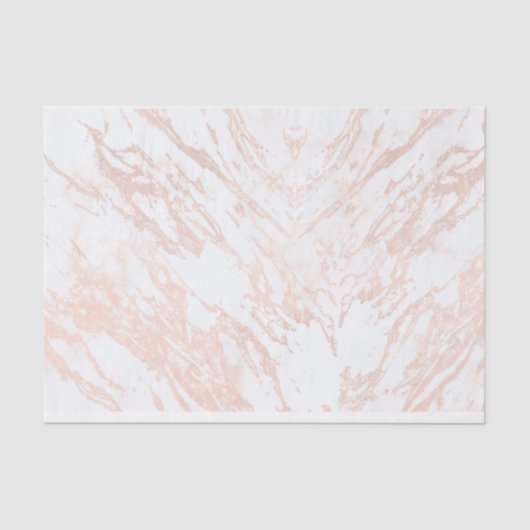 Papier Mousseline Papier Tissu rose Gold Marble Luxe (Recto)