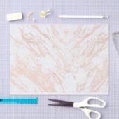 Papier Mousseline Papier Tissu rose Gold Marble Luxe (Artisanat)