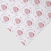 Papier Mousseline Papier Tissu rose Quartz Crystal (Détail)