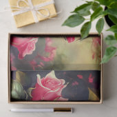 Papier Mousseline Papier Tissu Roses Roses Roses Roses Roses Roses (Cadeau)