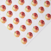 Papier Mousseline Papier Tissu Russe Motif Apple Watercolor (Détail)