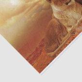 Papier Mousseline papier tissu safari lions (Détail)