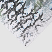 Papier Mousseline papier tissu santa claus (Détail)