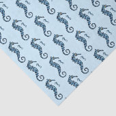 Papier Mousseline Papier Tissu Seahorse (Détail)