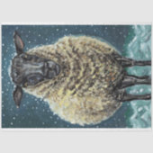 Papier Mousseline Papier Tissu Sheep d'hiver (Recto)