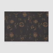 Papier Mousseline Papier Tissu Sigils Sorcière (Recto)