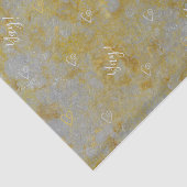 Papier Mousseline Papier Tissu Silver Lining (Détail)